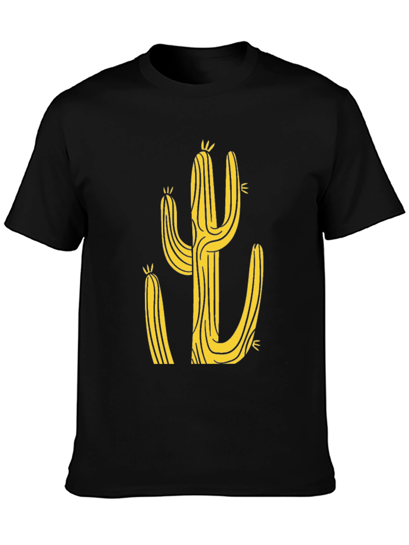 Cactus Graphic Black Tee