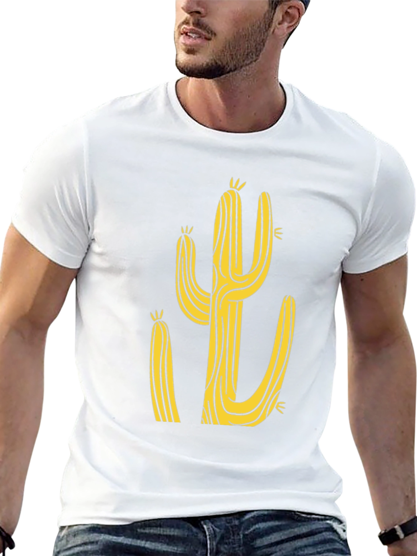 Cactus Graphic Black Tee