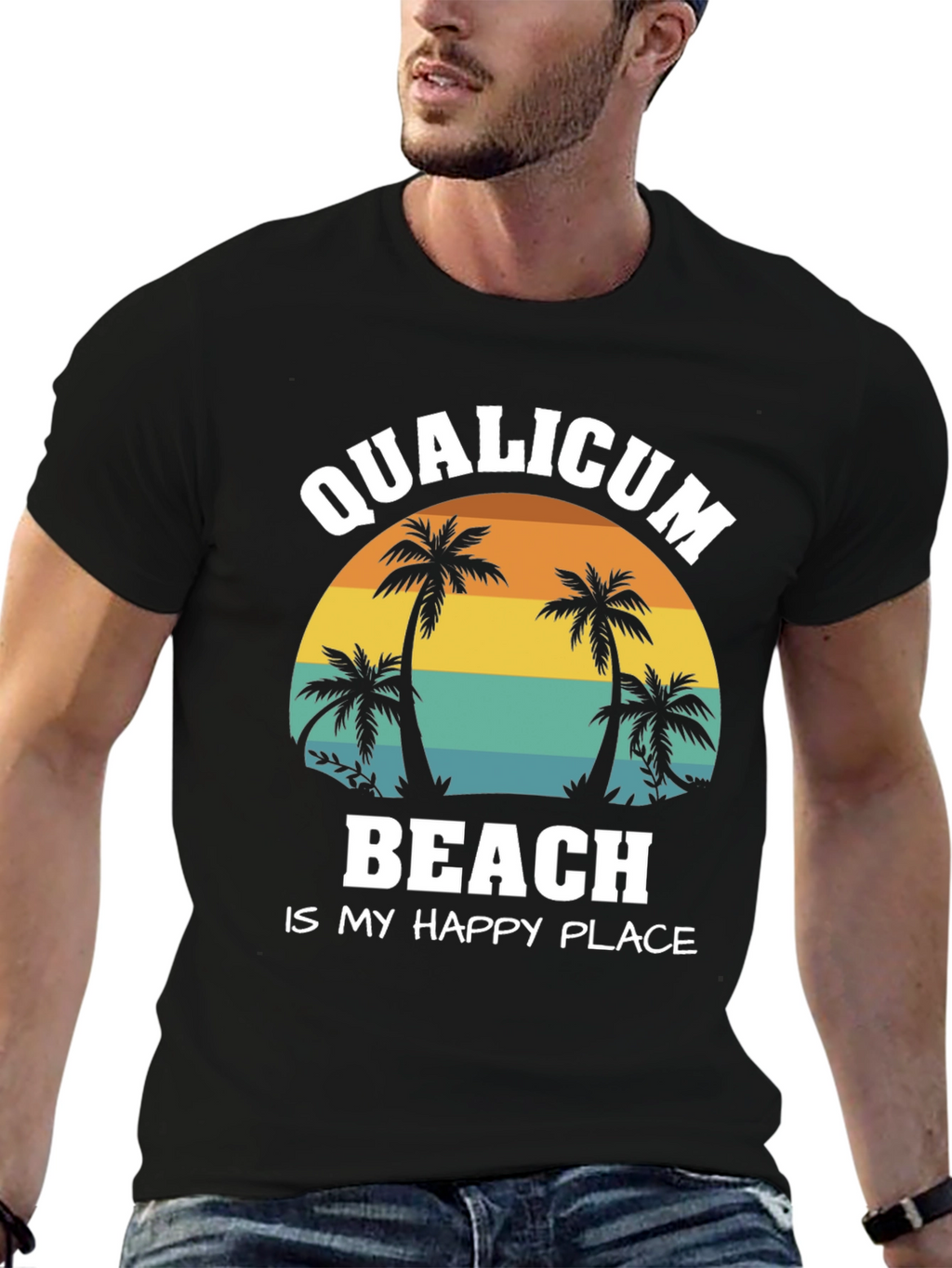 Qualicum Beach T-Shirt - Happy Place Tee