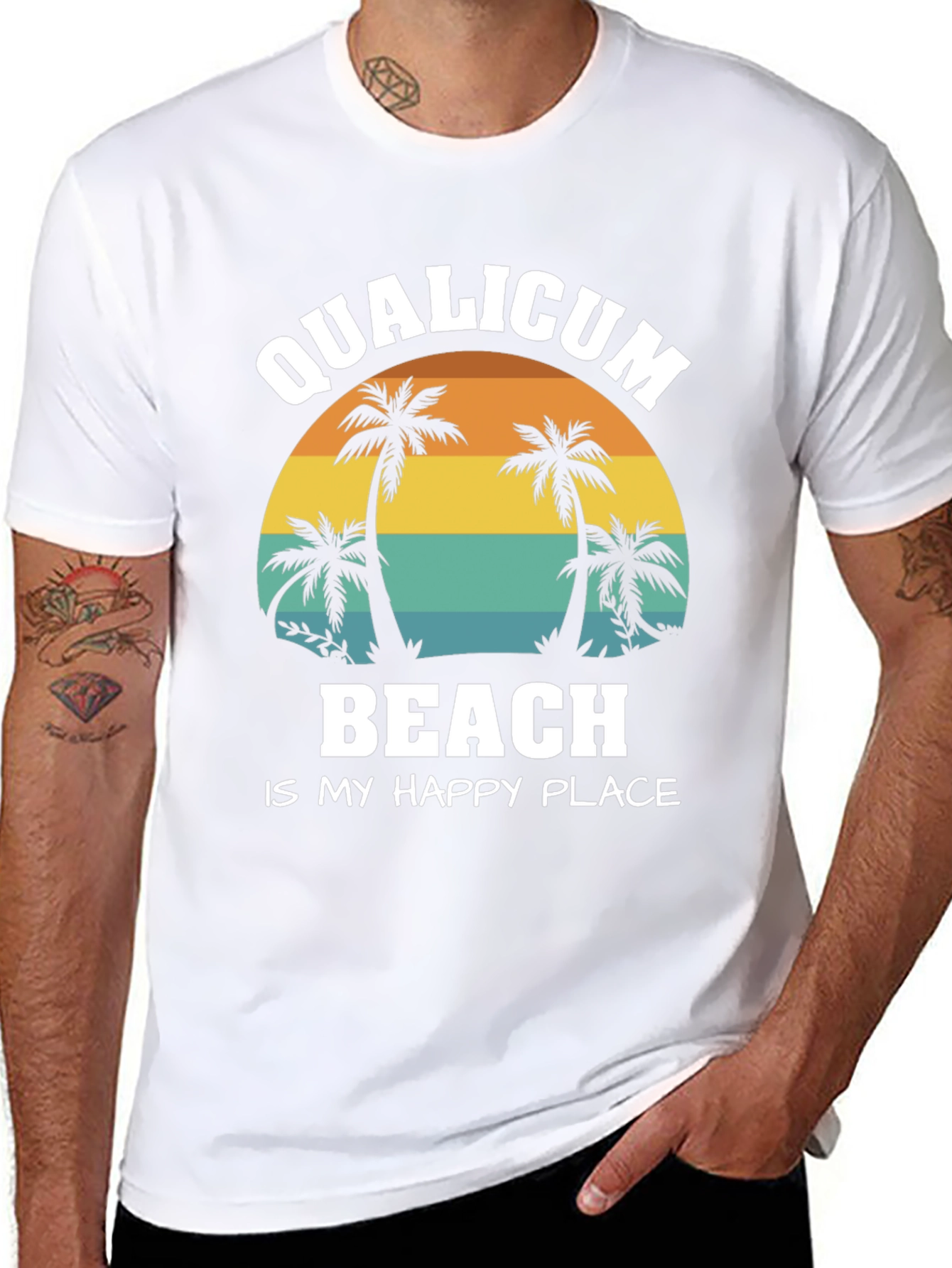 Qualicum Beach T-Shirt - Happy Place Tee