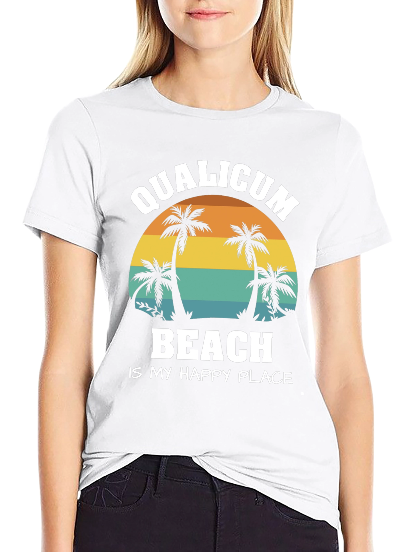 Qualicum Beach T-Shirt - Happy Place Tee