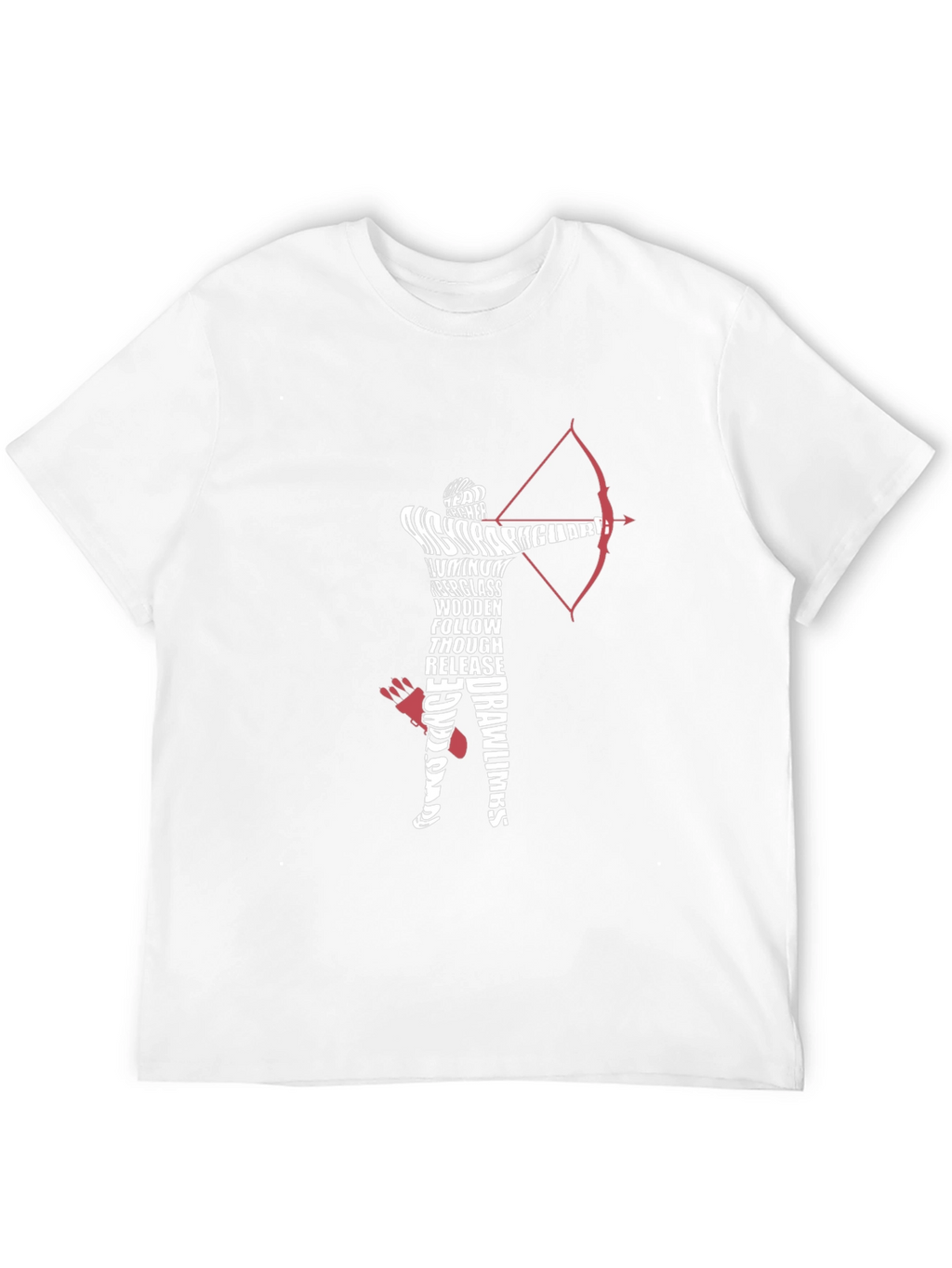 Archery Word Art Graphic Tee