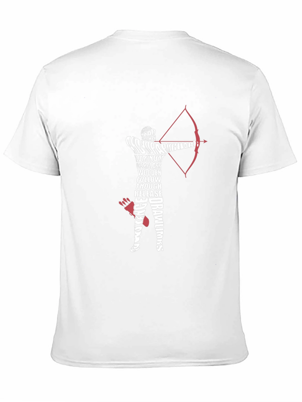 Archery Word Art Graphic Tee