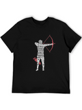 Archery Word Art Graphic Tee