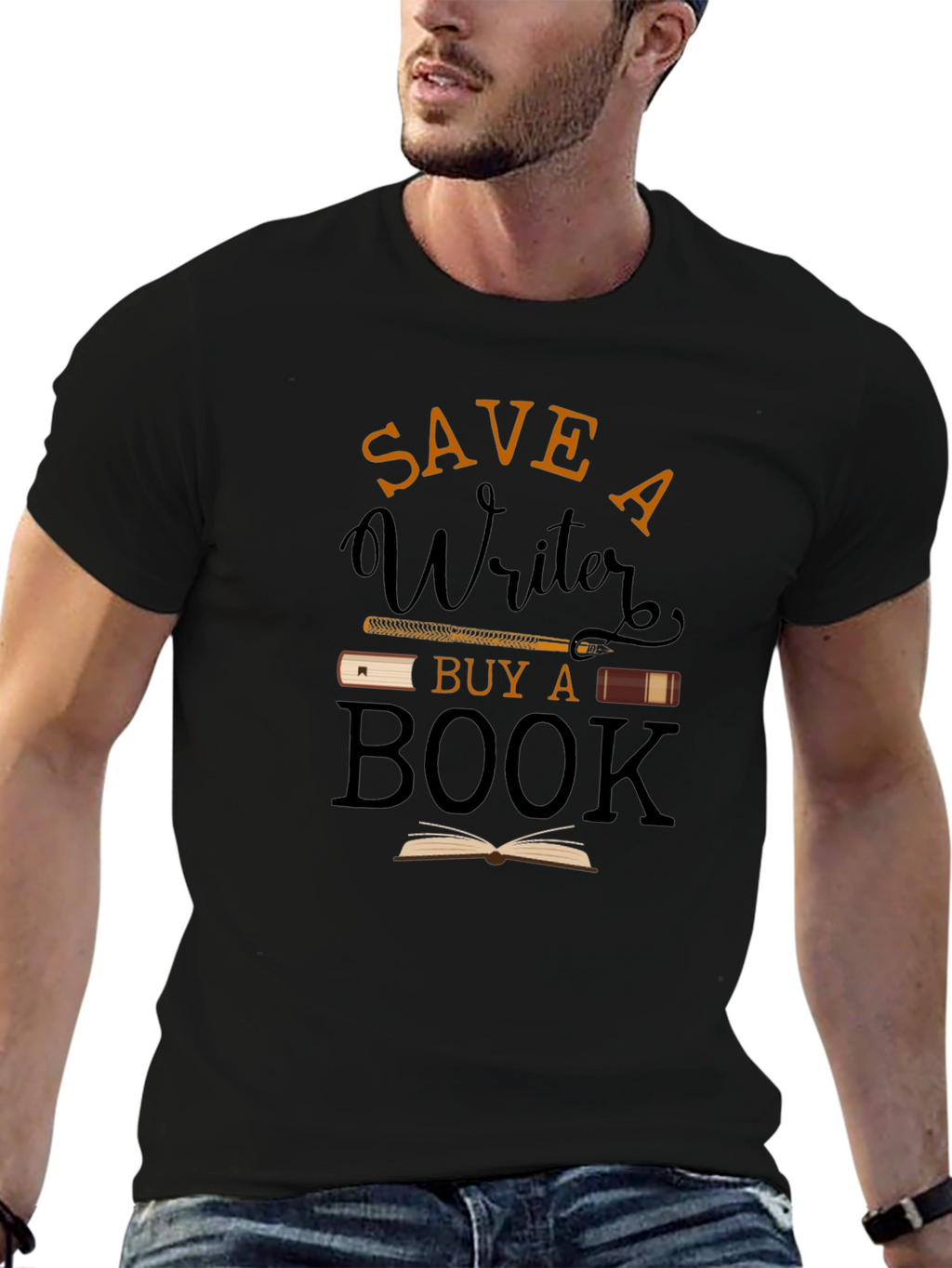 Save A Writer Buy A Book T-Shirt