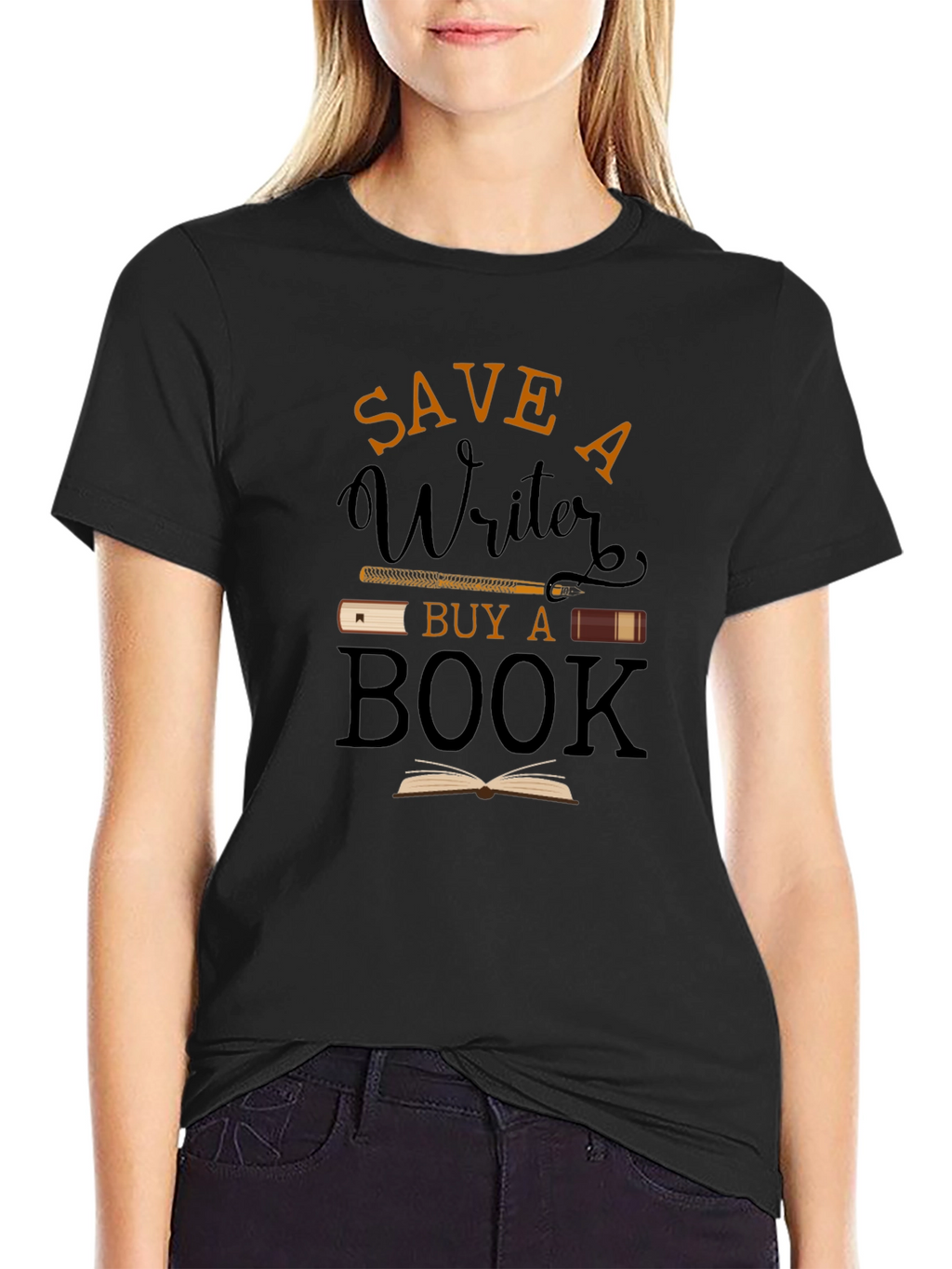 Save A Writer Buy A Book T-Shirt