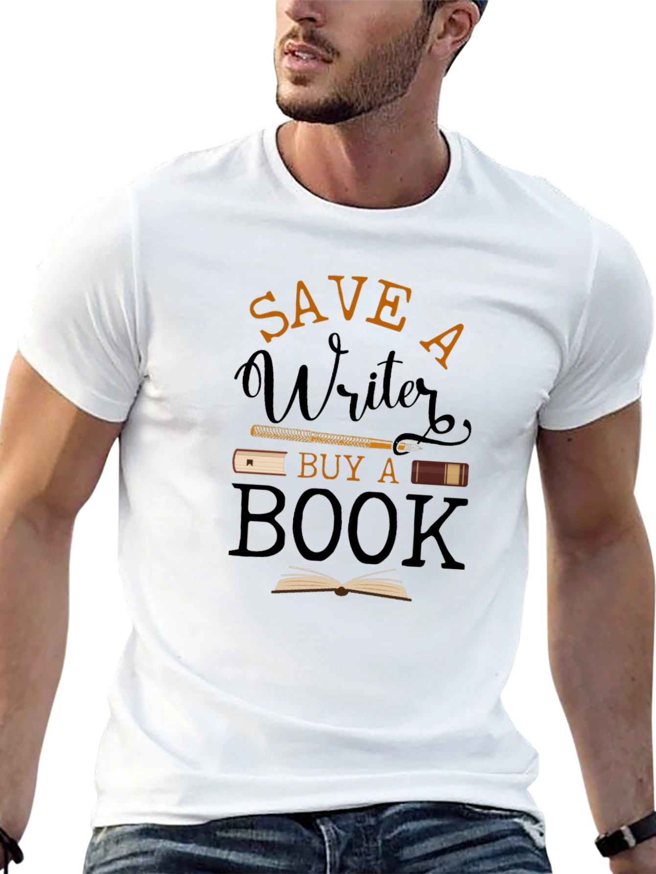Save A Writer Buy A Book T-Shirt