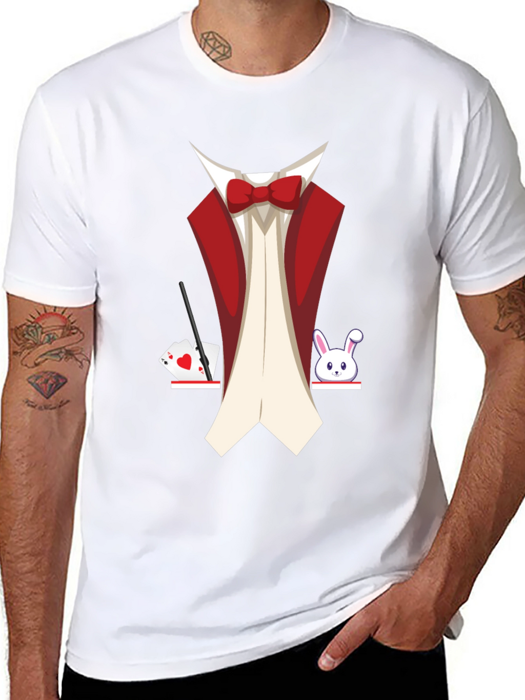 Magician Costume Graphic Tee