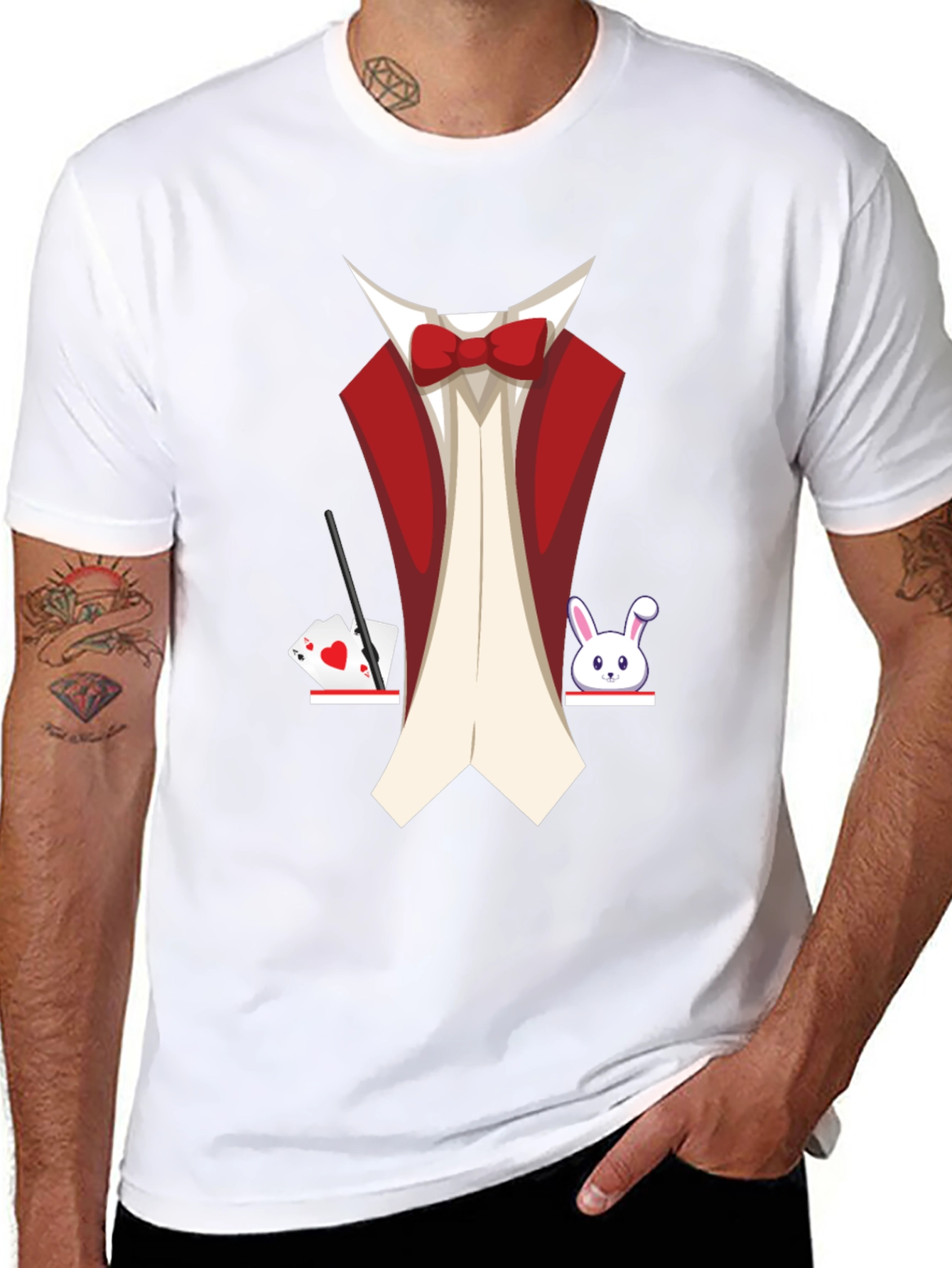 Magician Costume Graphic Tee