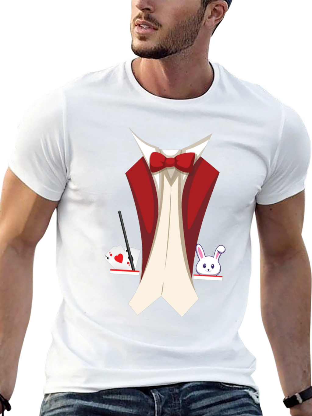 Magician Costume Graphic Tee