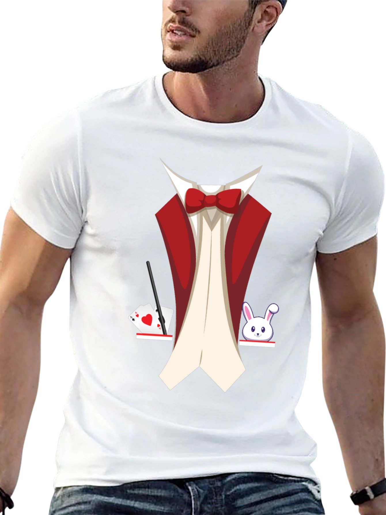 Magician Costume Graphic Tee