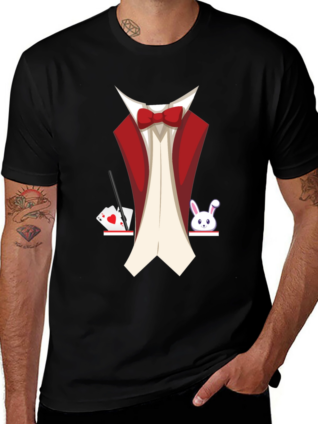 Magician Costume Graphic Tee