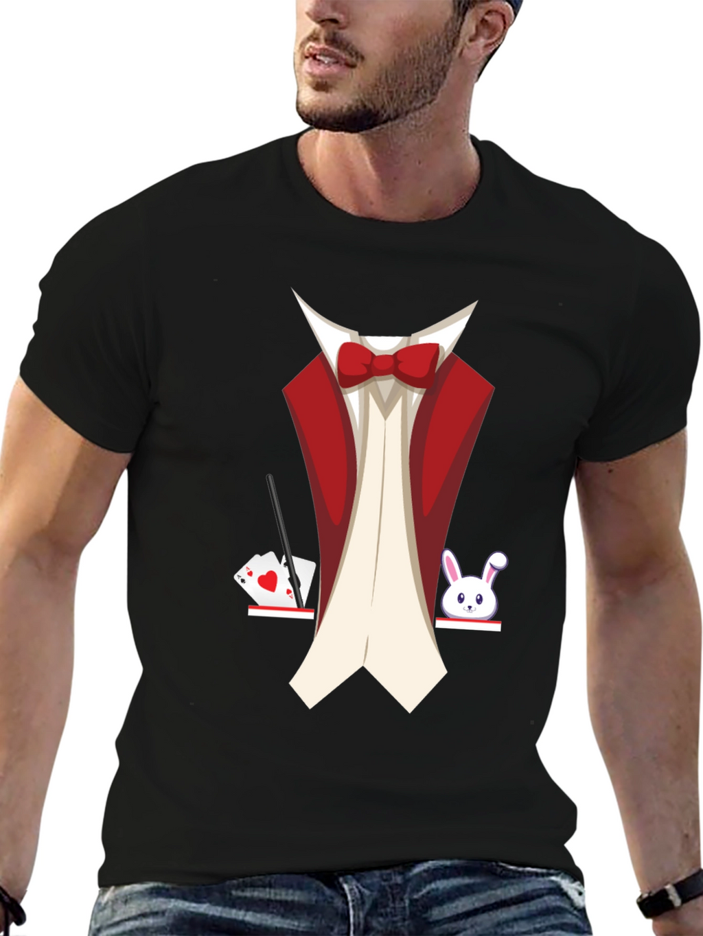 Magician Costume Graphic Tee