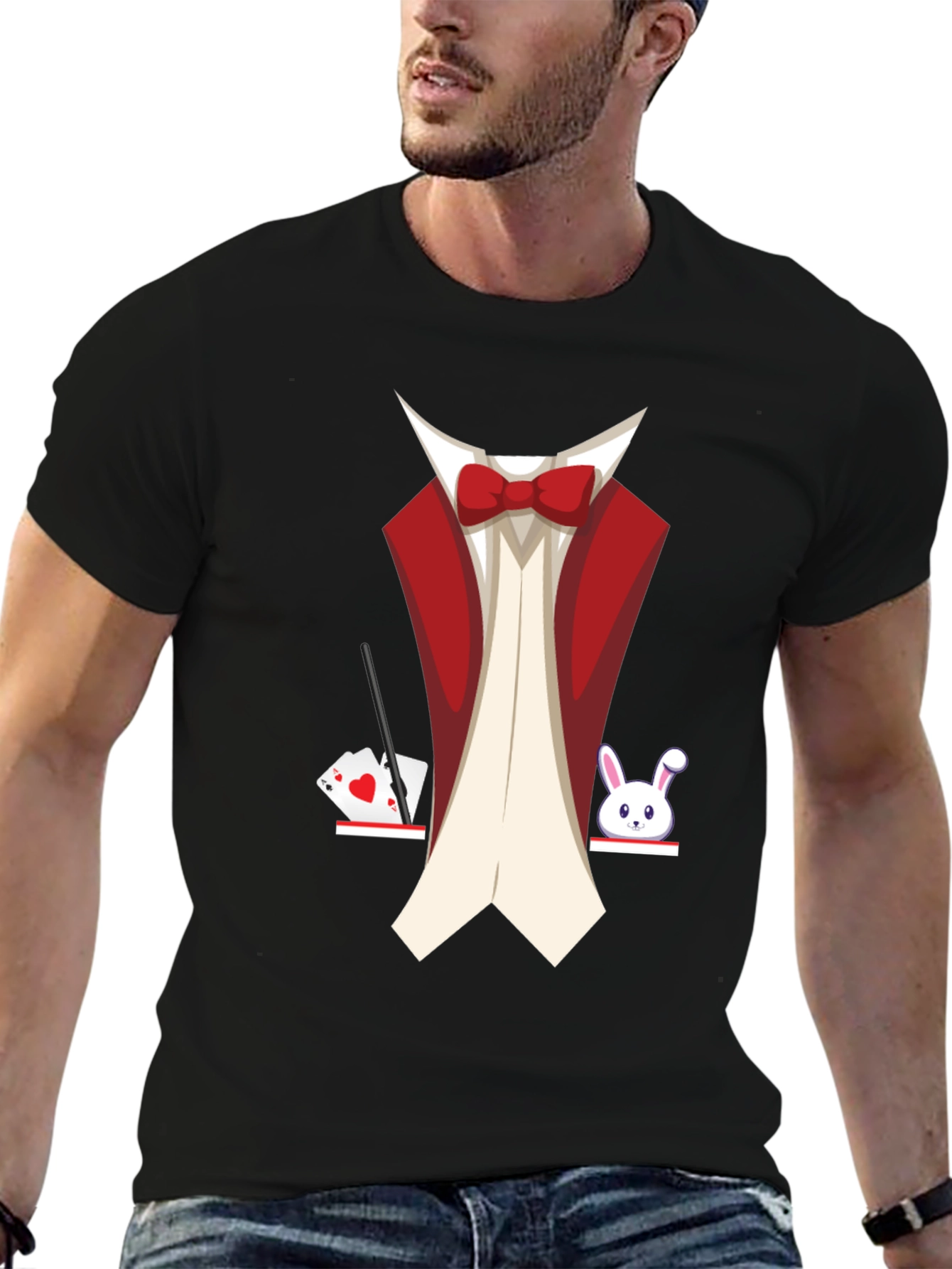 Magician Costume Graphic Tee