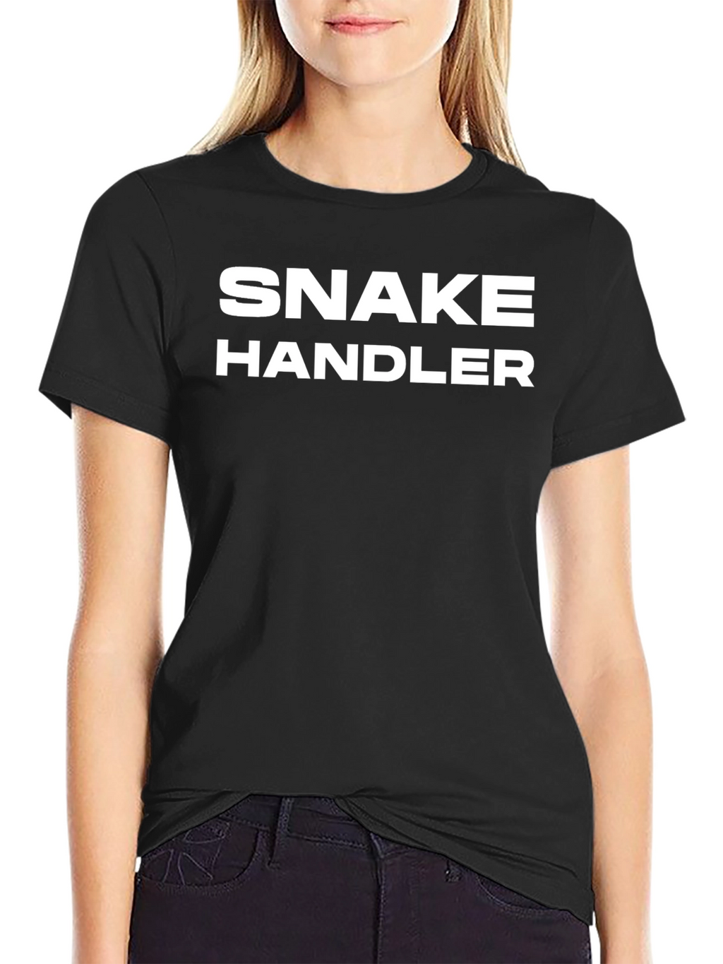 Snake Handler Graphic Tee - Black