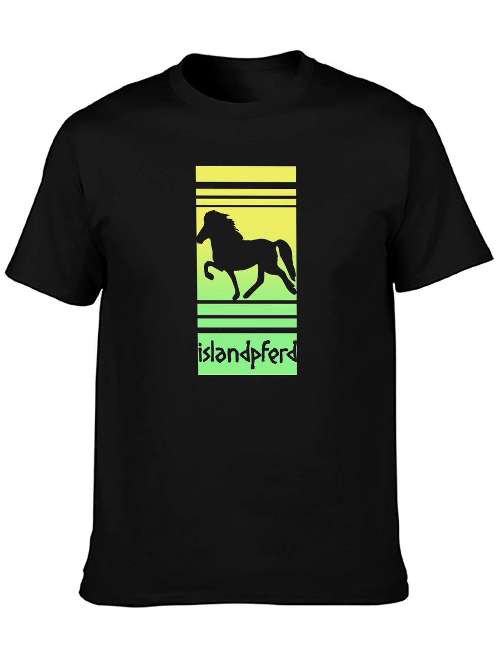 Islandpferd Horse Silhouette T-Shirt