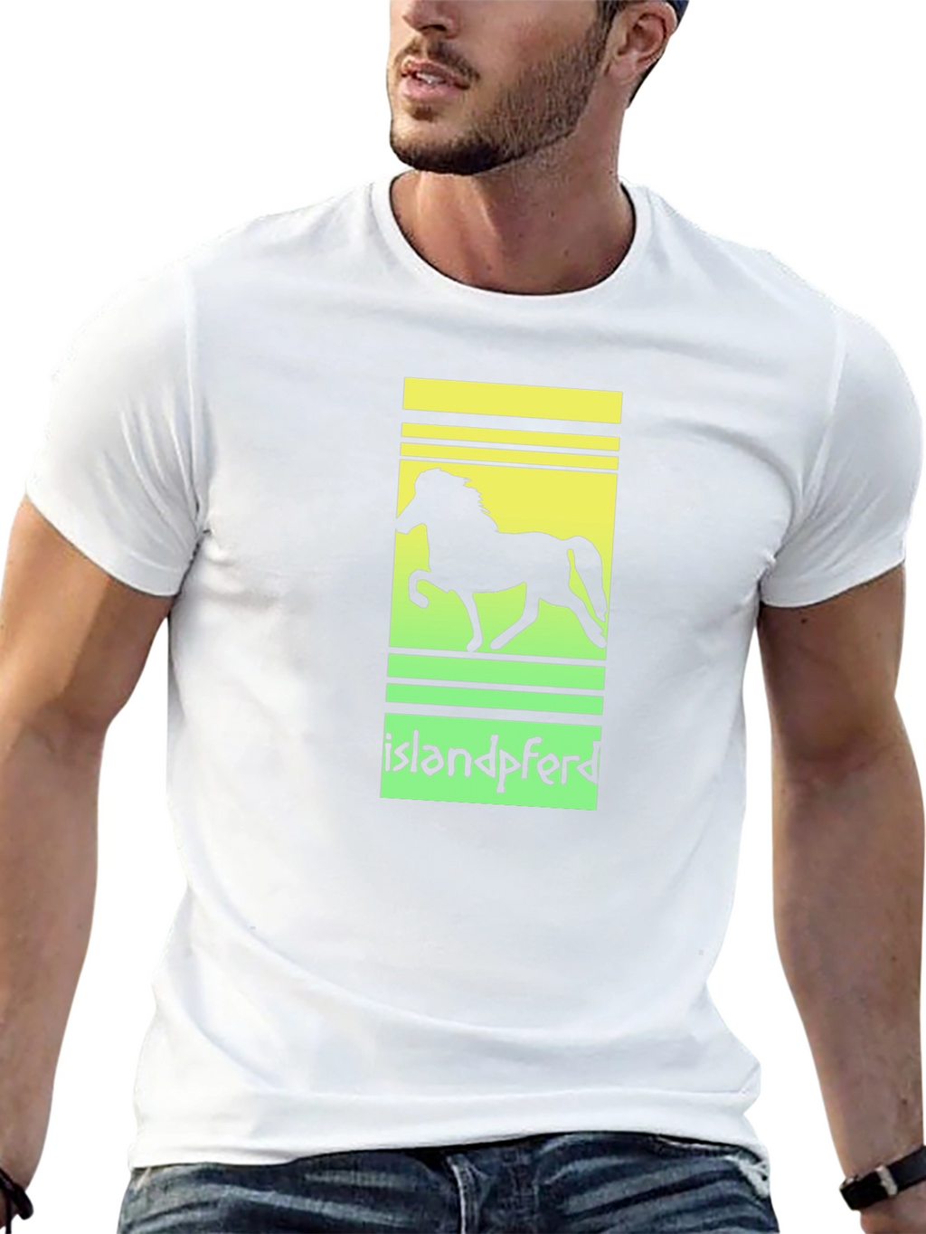 Islandpferd Horse Silhouette T-Shirt