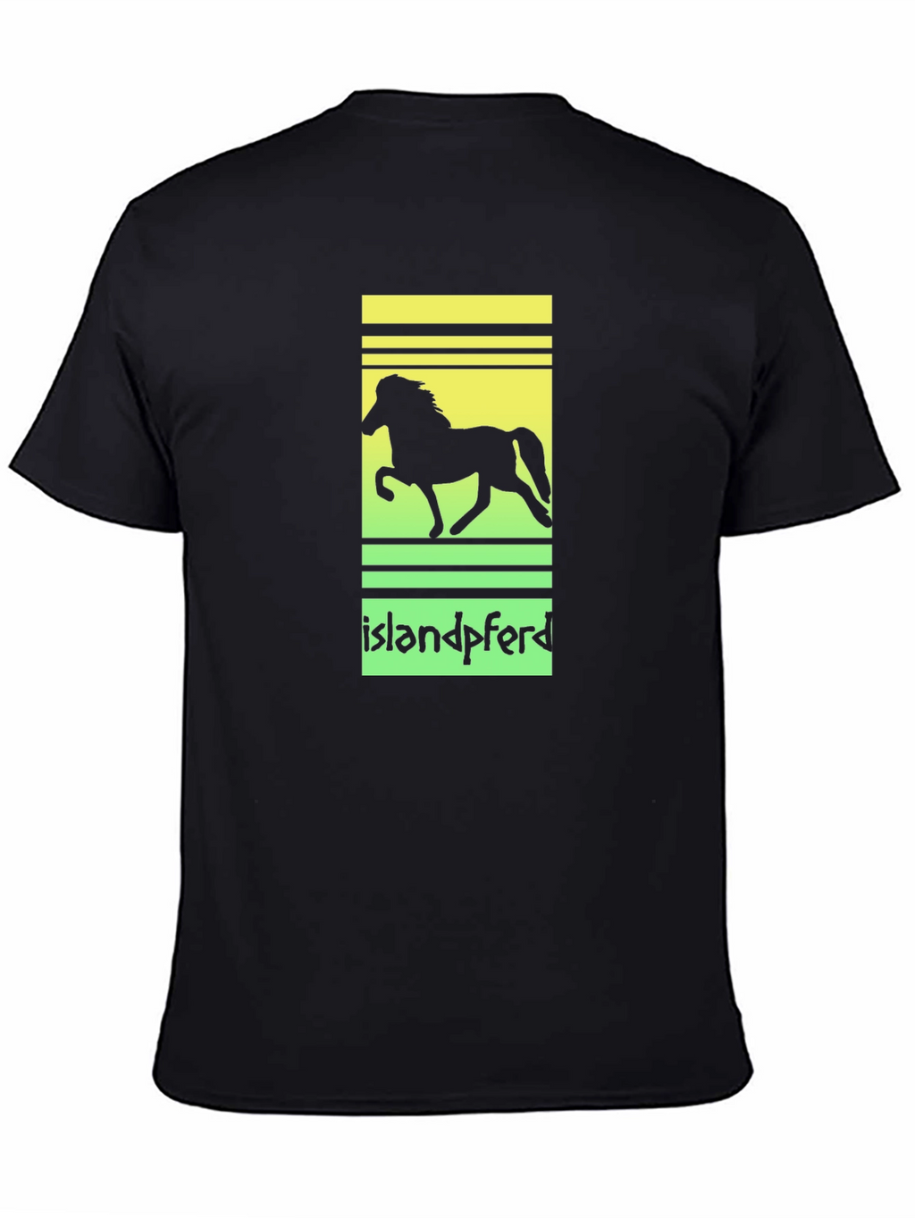 Islandpferd Horse Silhouette T-Shirt