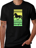 Islandpferd Horse Silhouette T-Shirt