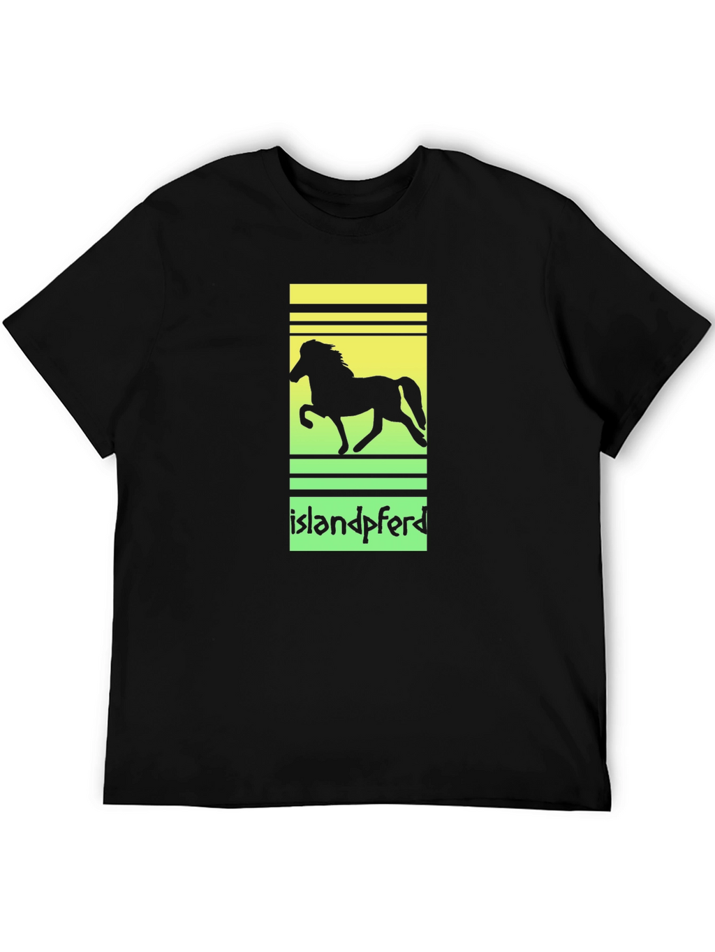 Islandpferd Horse Silhouette T-Shirt