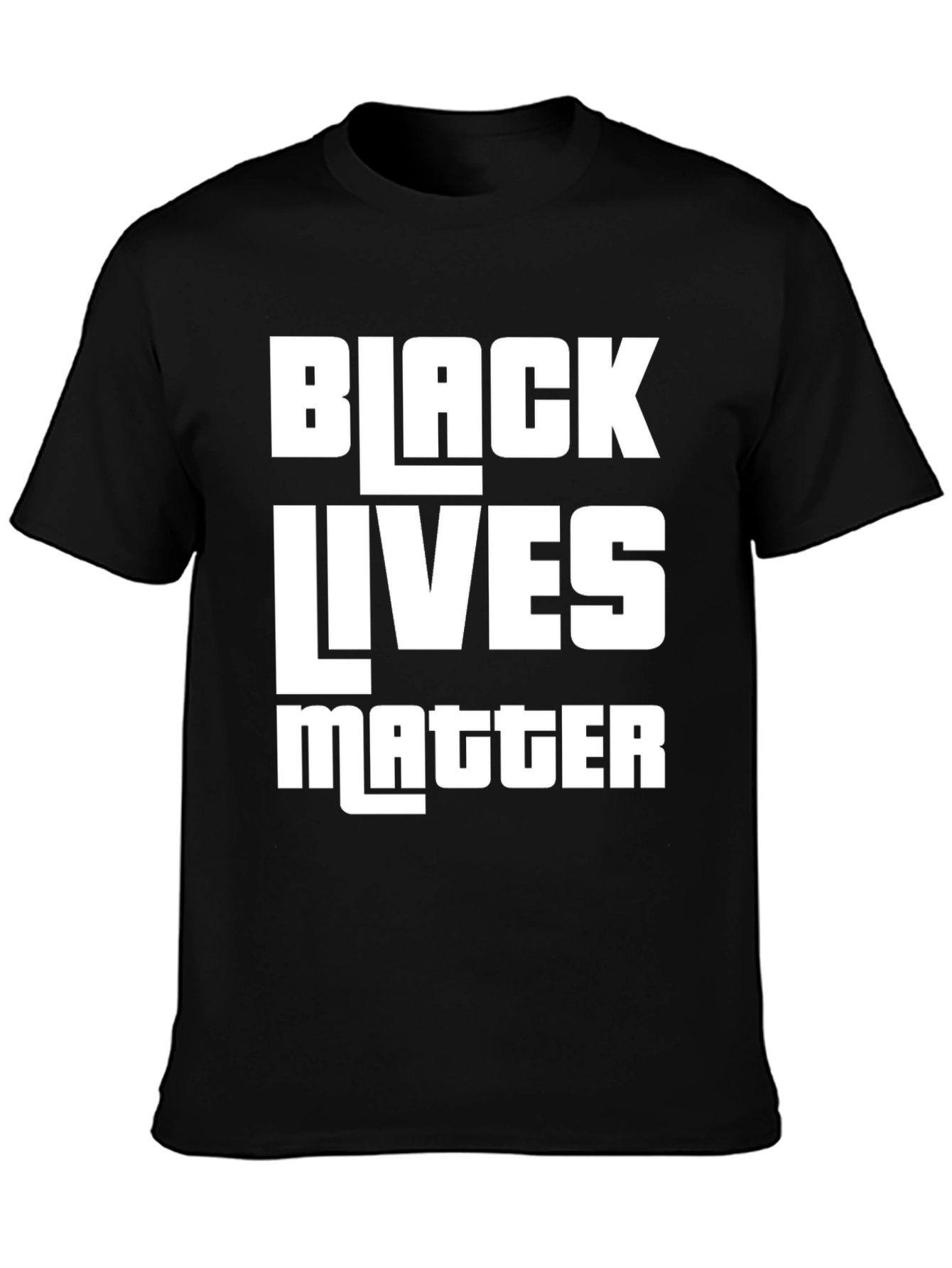 Black Lives Matter Graphic Tee - Black Cotton