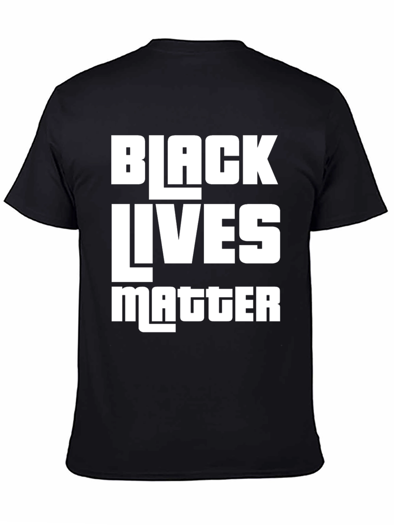 Black Lives Matter Graphic Tee - Black Cotton