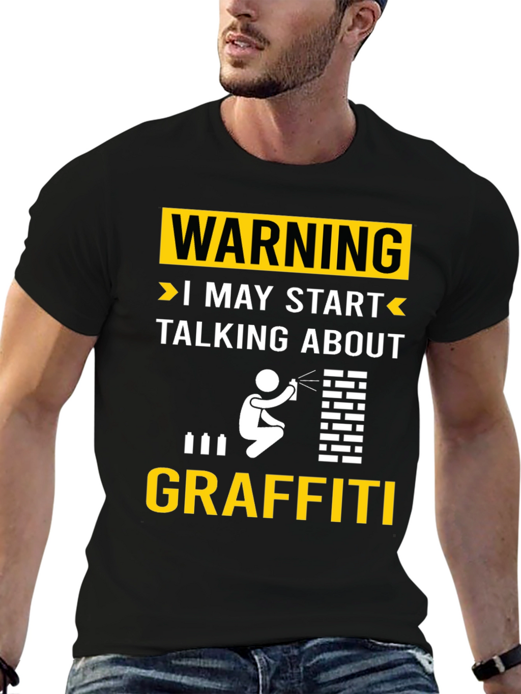 Warning May Talk About Graffiti T-Shirt
