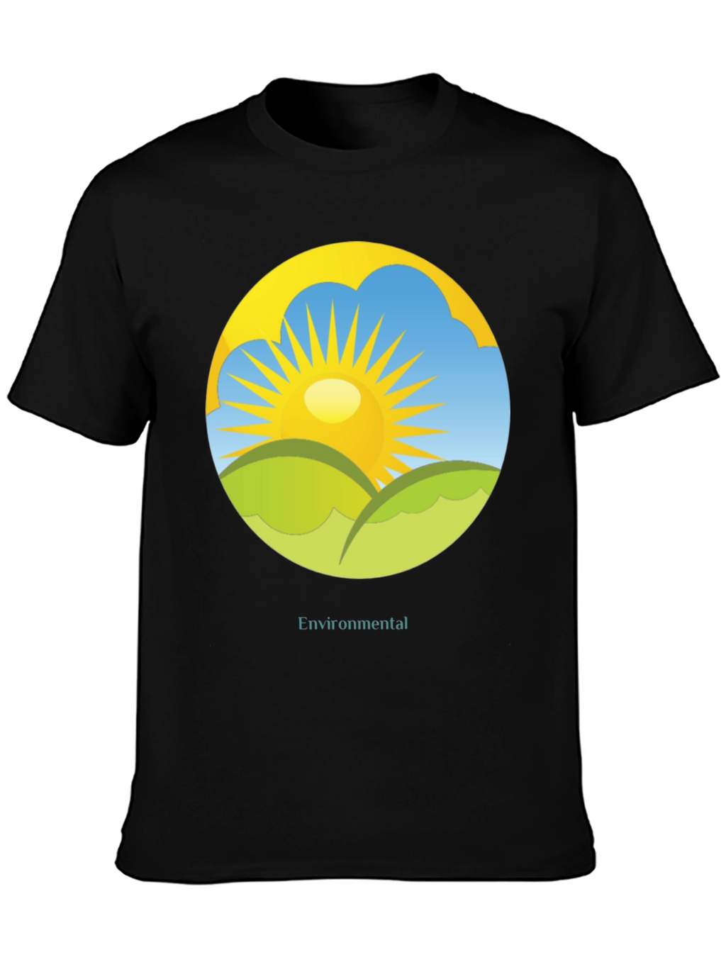 Environmental Graphic Tee -  Nature Inspired Design