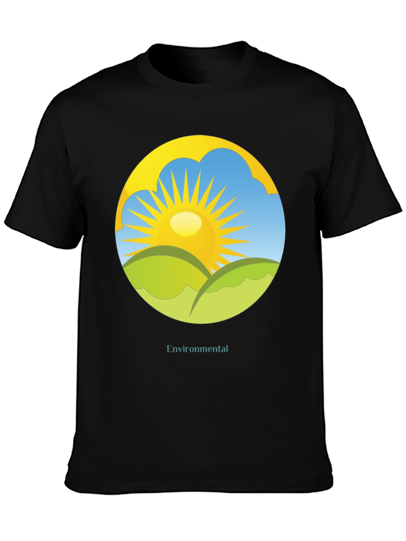 Environmental Graphic Tee -  Nature Inspired Design