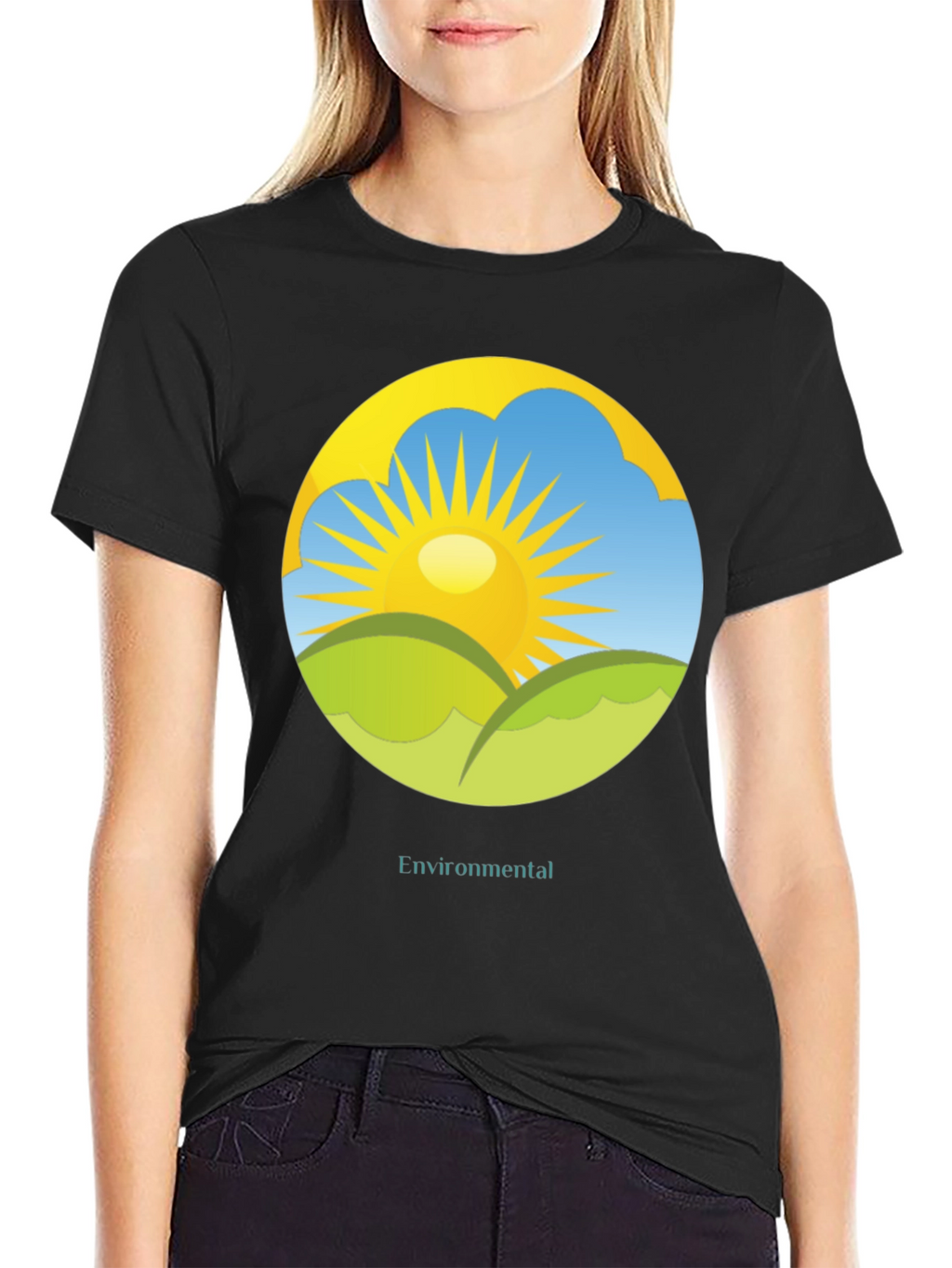 Environmental Graphic Tee -  Nature Inspired Design