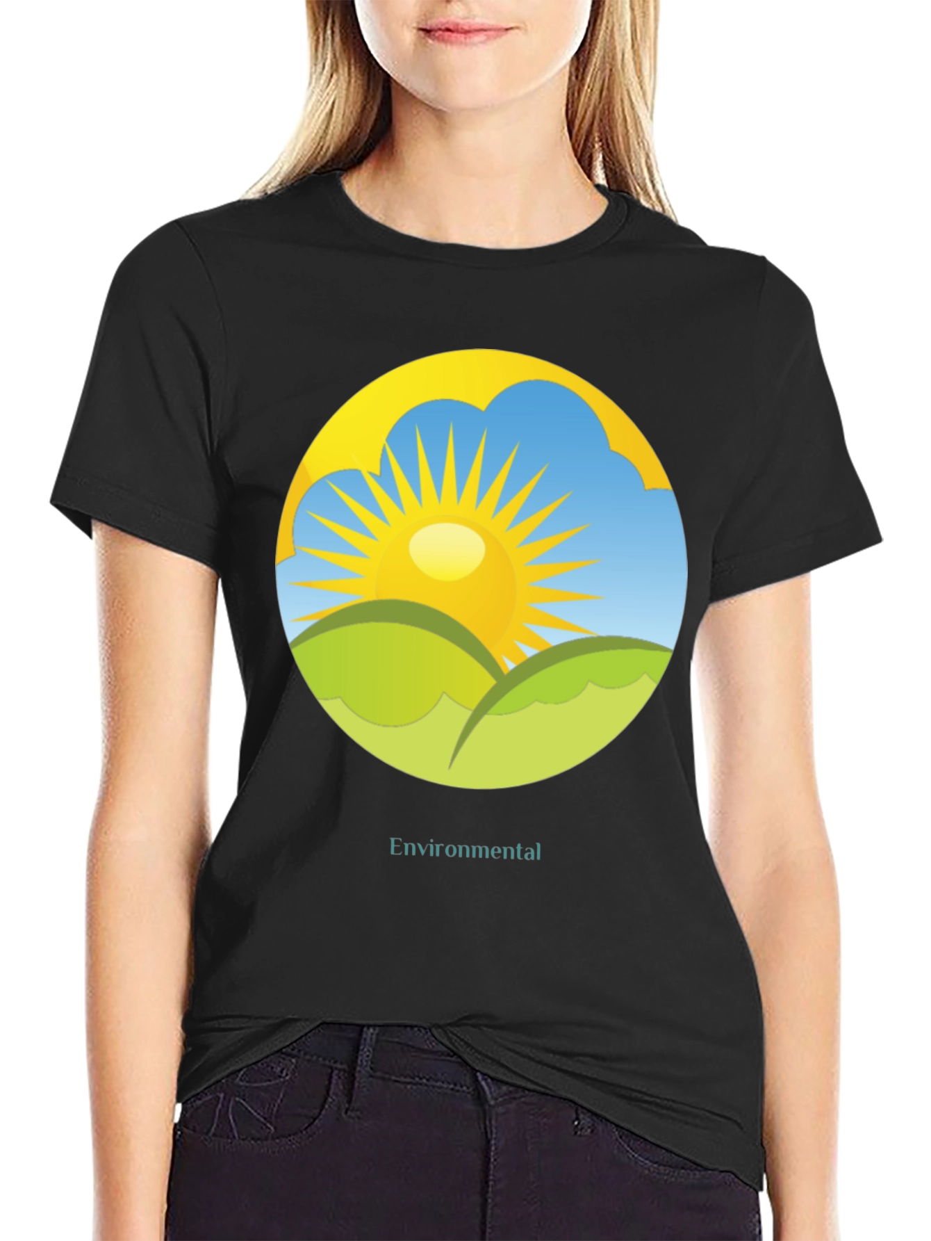 Environmental Graphic Tee -  Nature Inspired Design