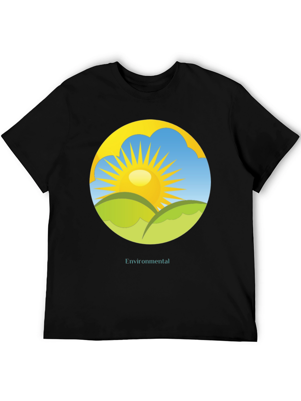Environmental Graphic Tee -  Nature Inspired Design