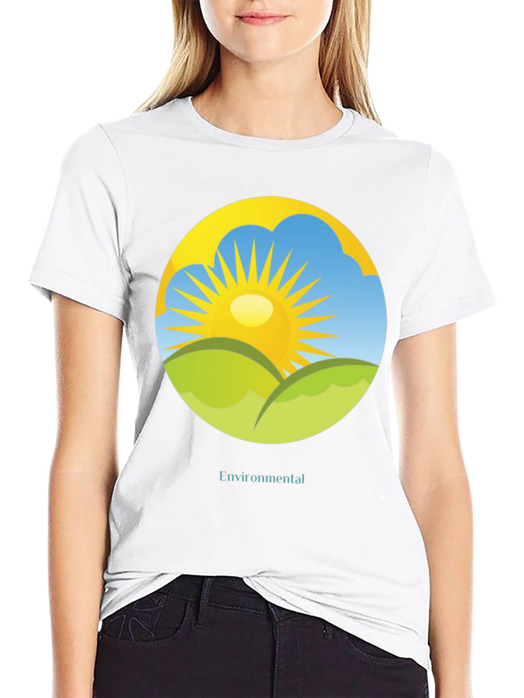Environmental Graphic Tee -  Nature Inspired Design