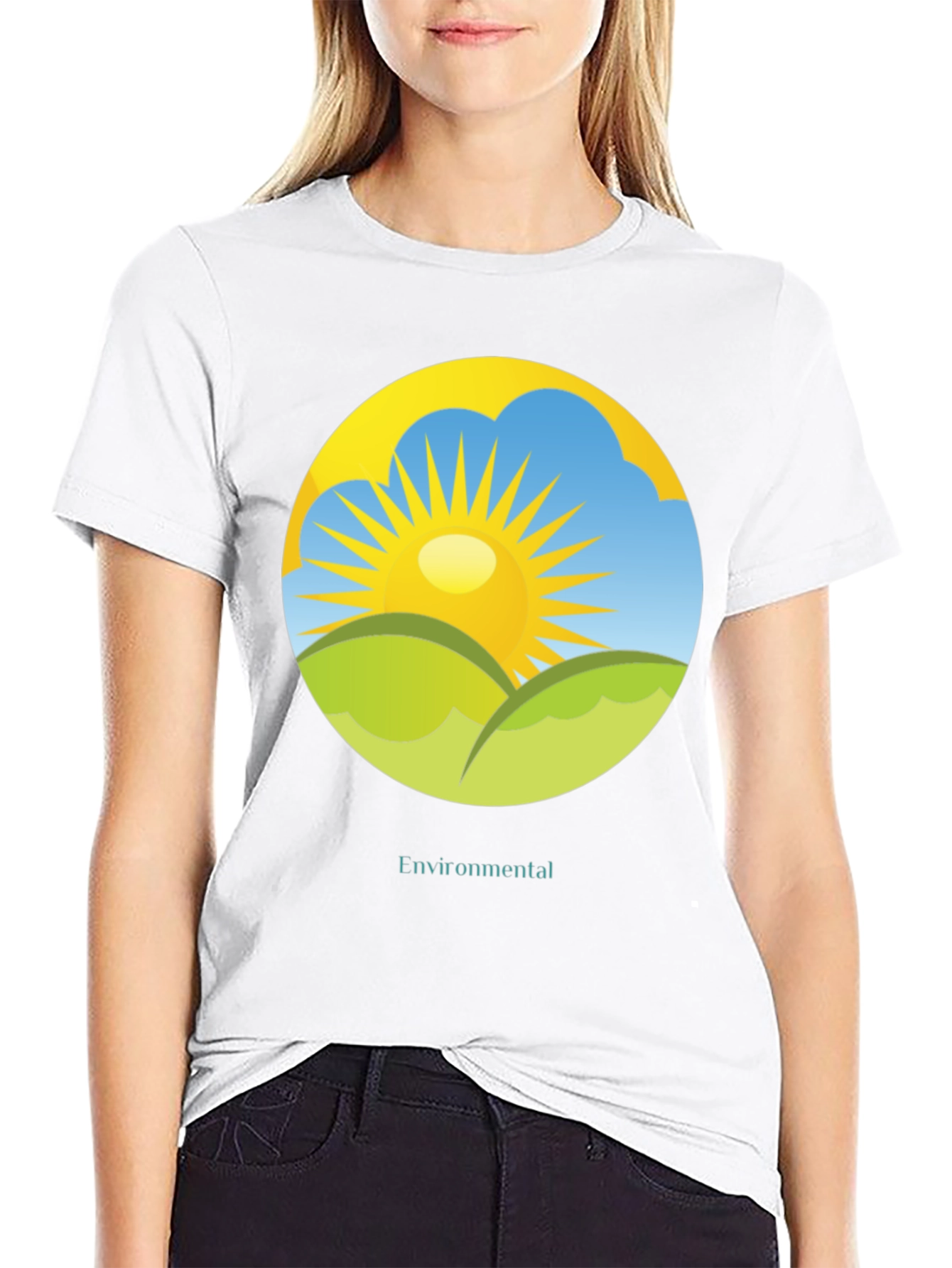 Environmental Graphic Tee -  Nature Inspired Design