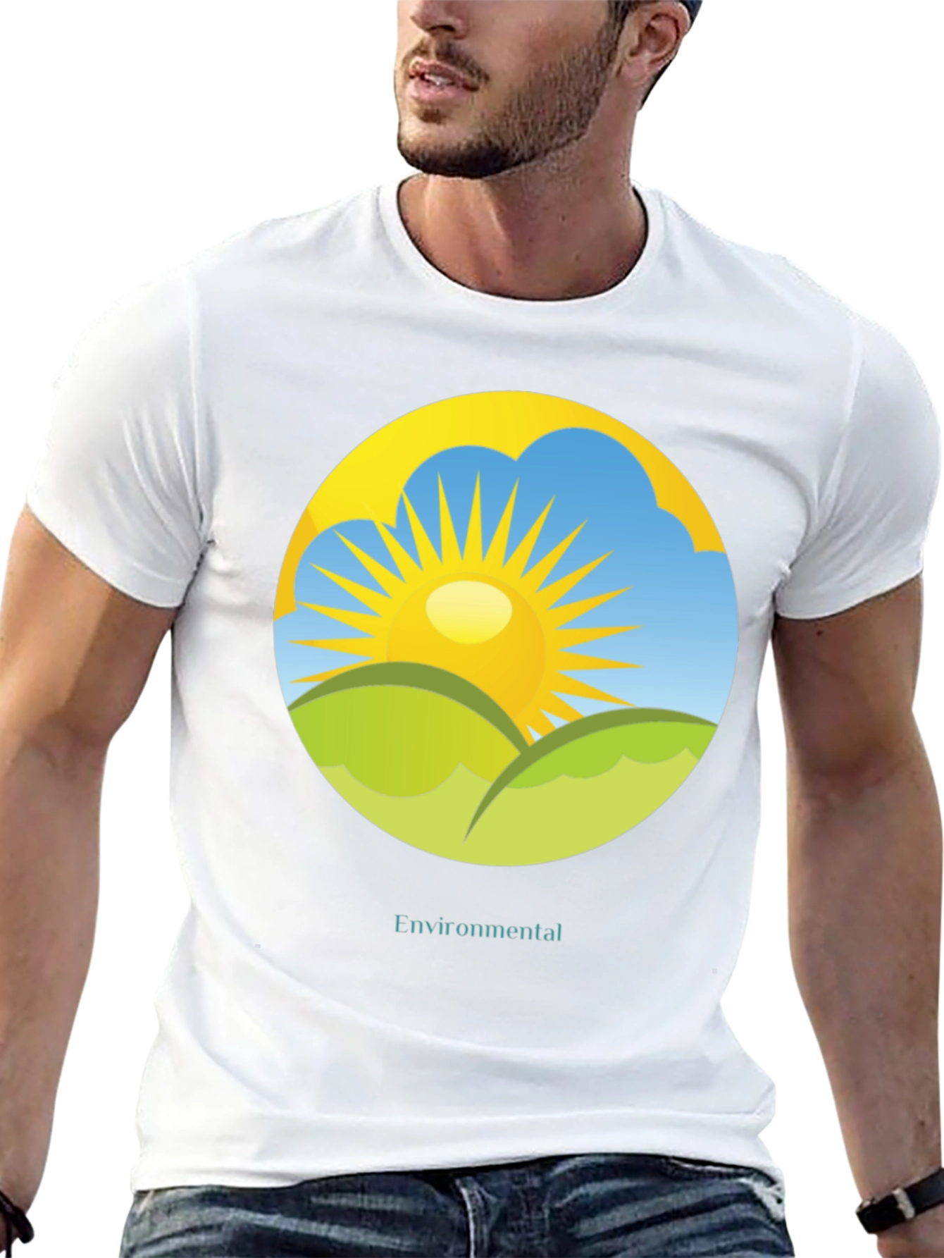Environmental Graphic Tee -  Nature Inspired Design