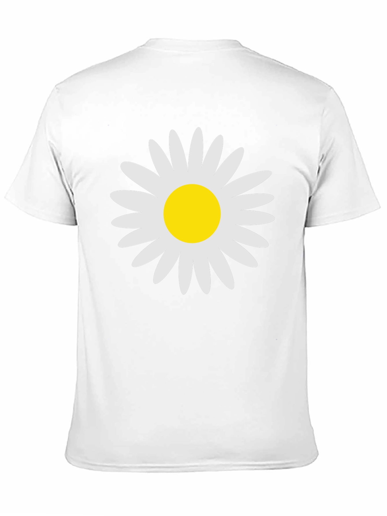 Daisy Graphic Print Black T-Shirt