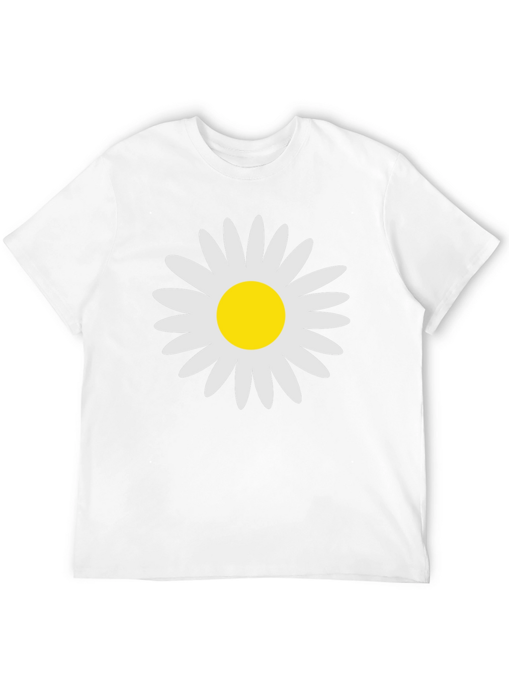 Daisy Graphic Print Black T-Shirt