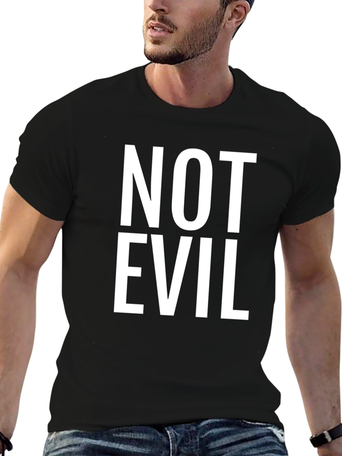 Not Evil Crew Neck T-Shirt