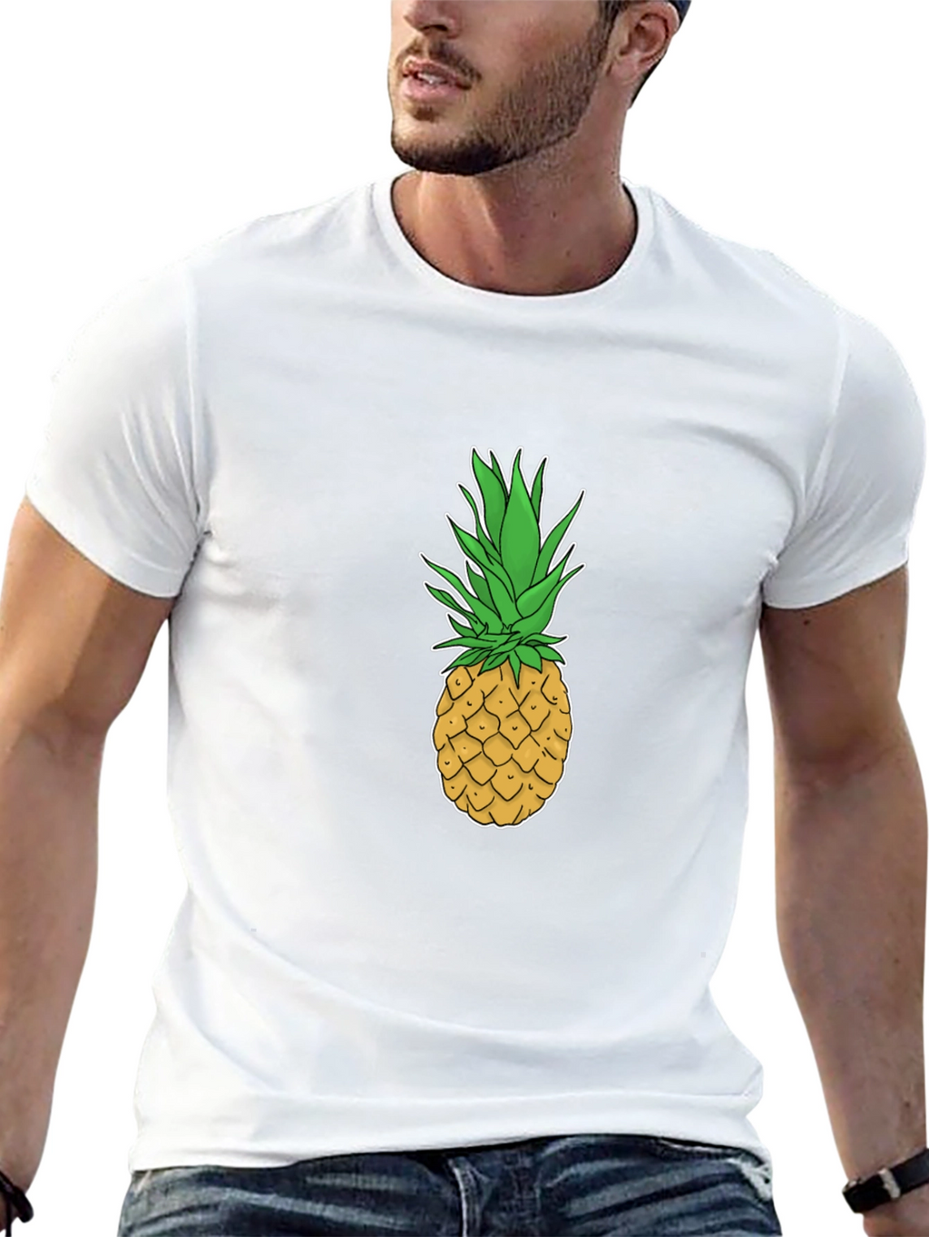 Pineapple Graphic Tee - Tropical Fruit T-Shirt