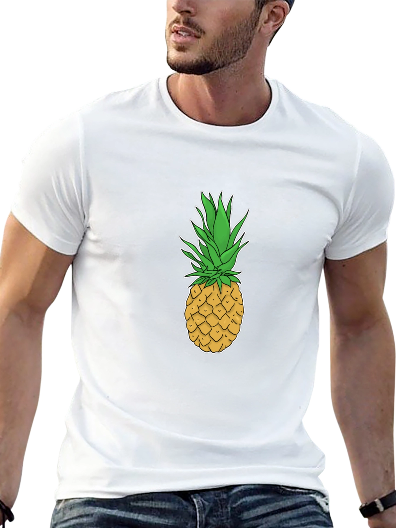 Pineapple Graphic Tee - Tropical Fruit T-Shirt