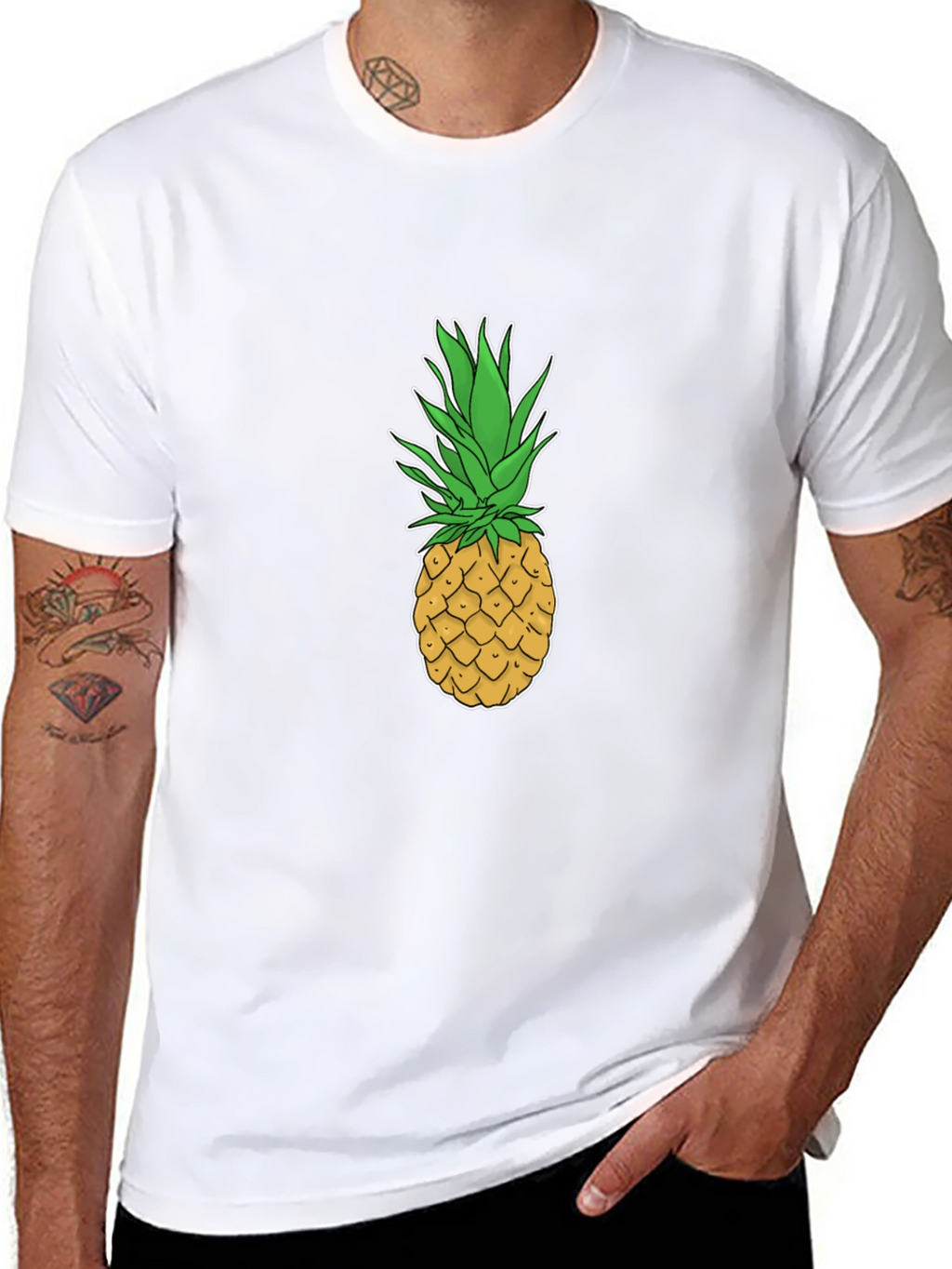 Pineapple Graphic Tee - Tropical Fruit T-Shirt