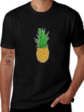 Pineapple Graphic Tee - Tropical Fruit T-Shirt