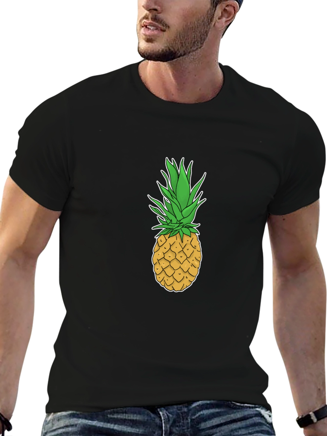 Pineapple Graphic Tee - Tropical Fruit T-Shirt