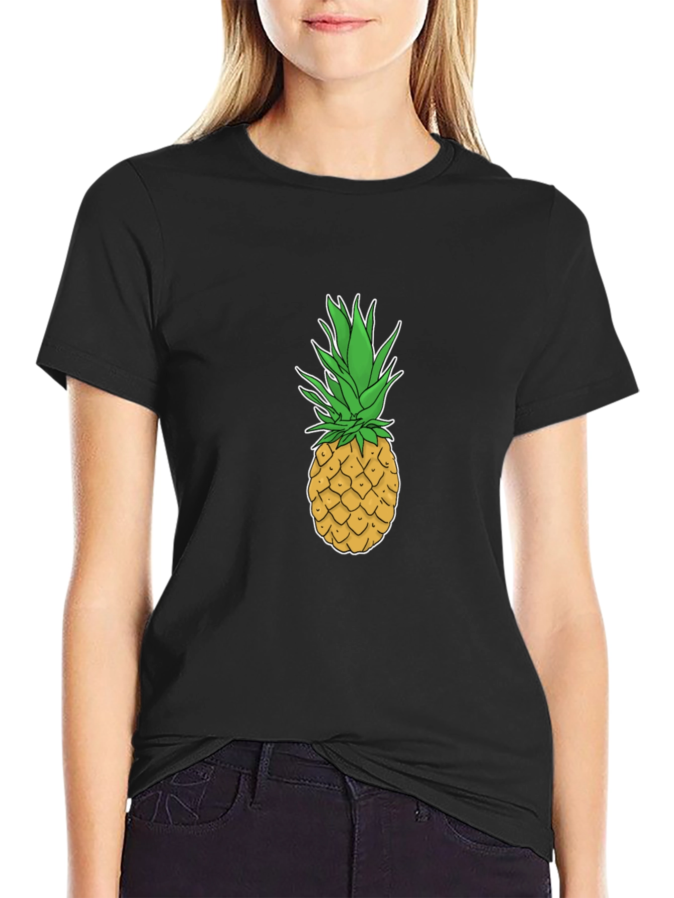 Pineapple Graphic Tee - Tropical Fruit T-Shirt
