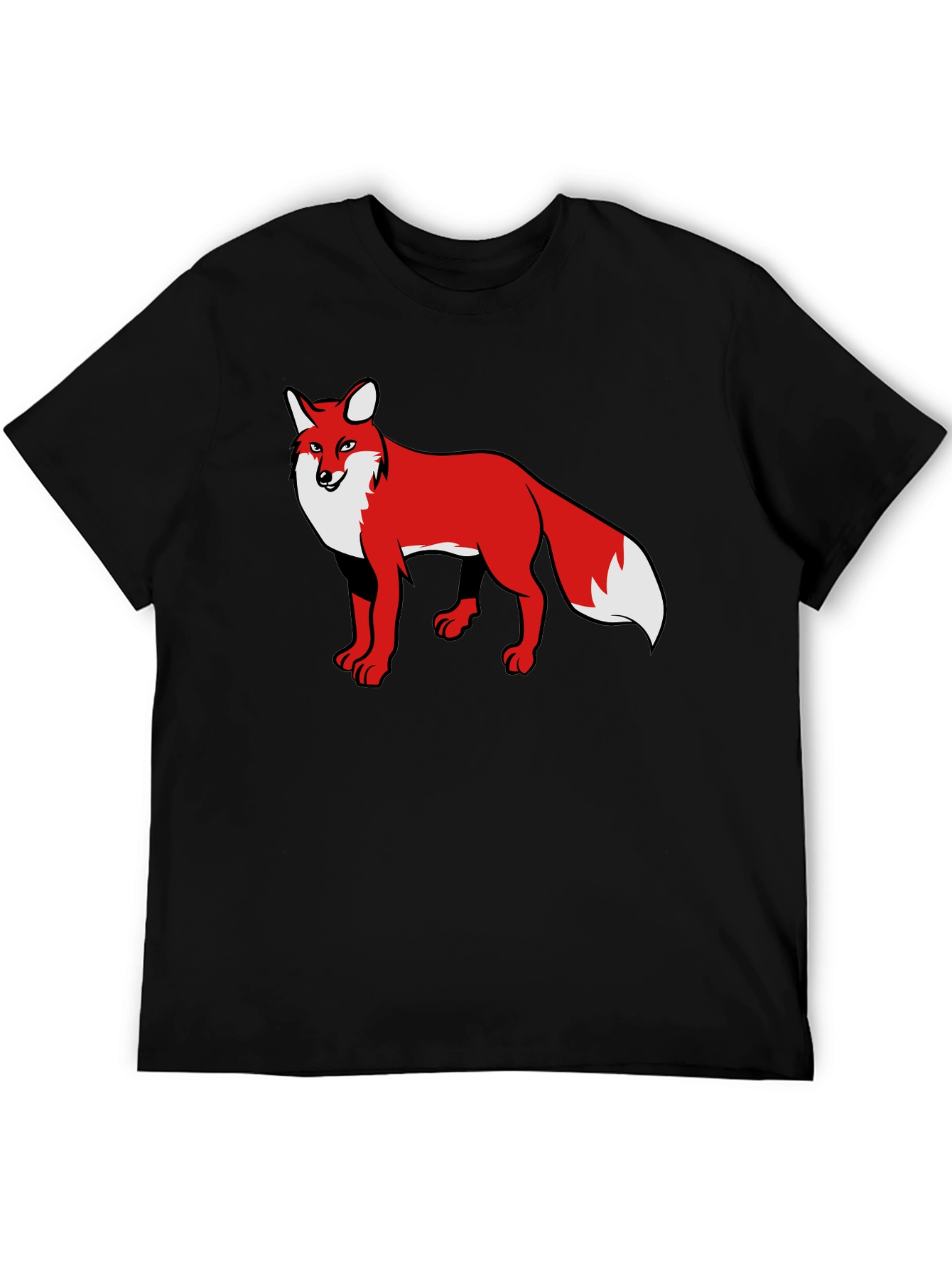 Fox Graphic Black T-Shirt