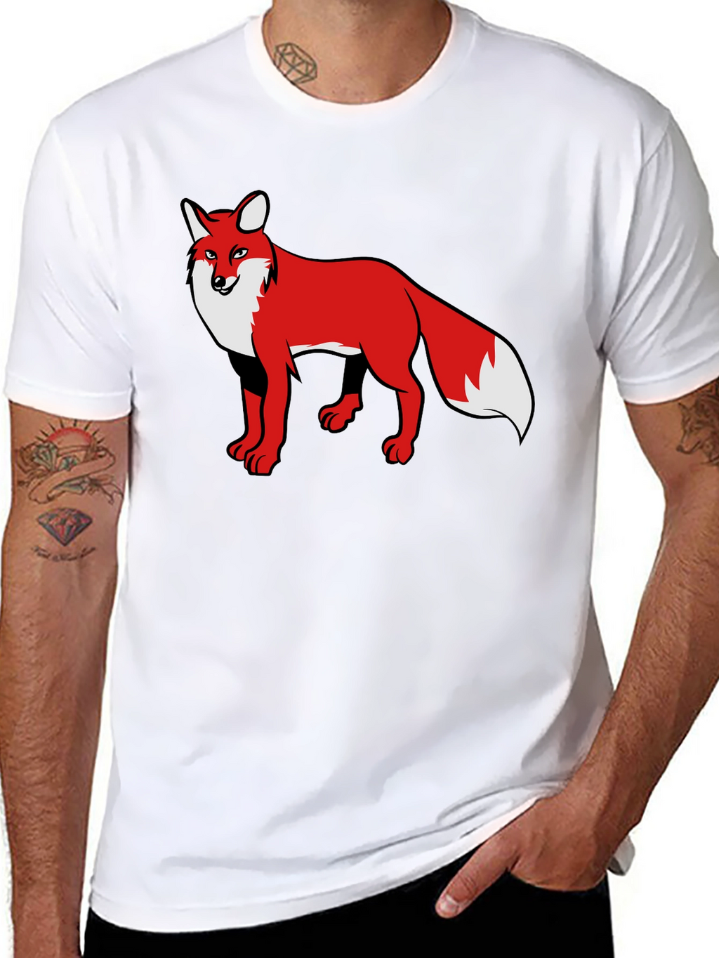 Fox Graphic Black T-Shirt