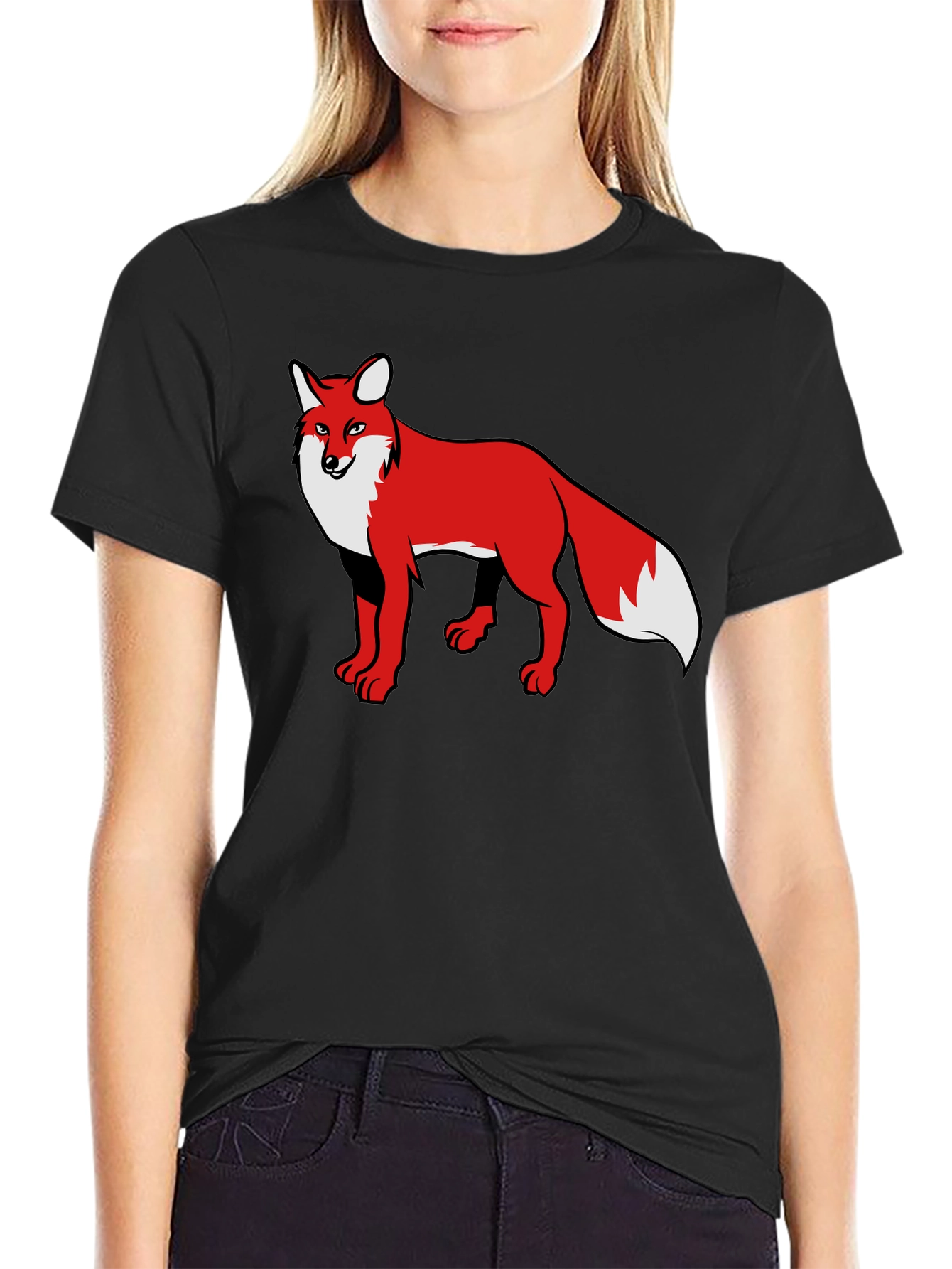 Fox Graphic Black T-Shirt