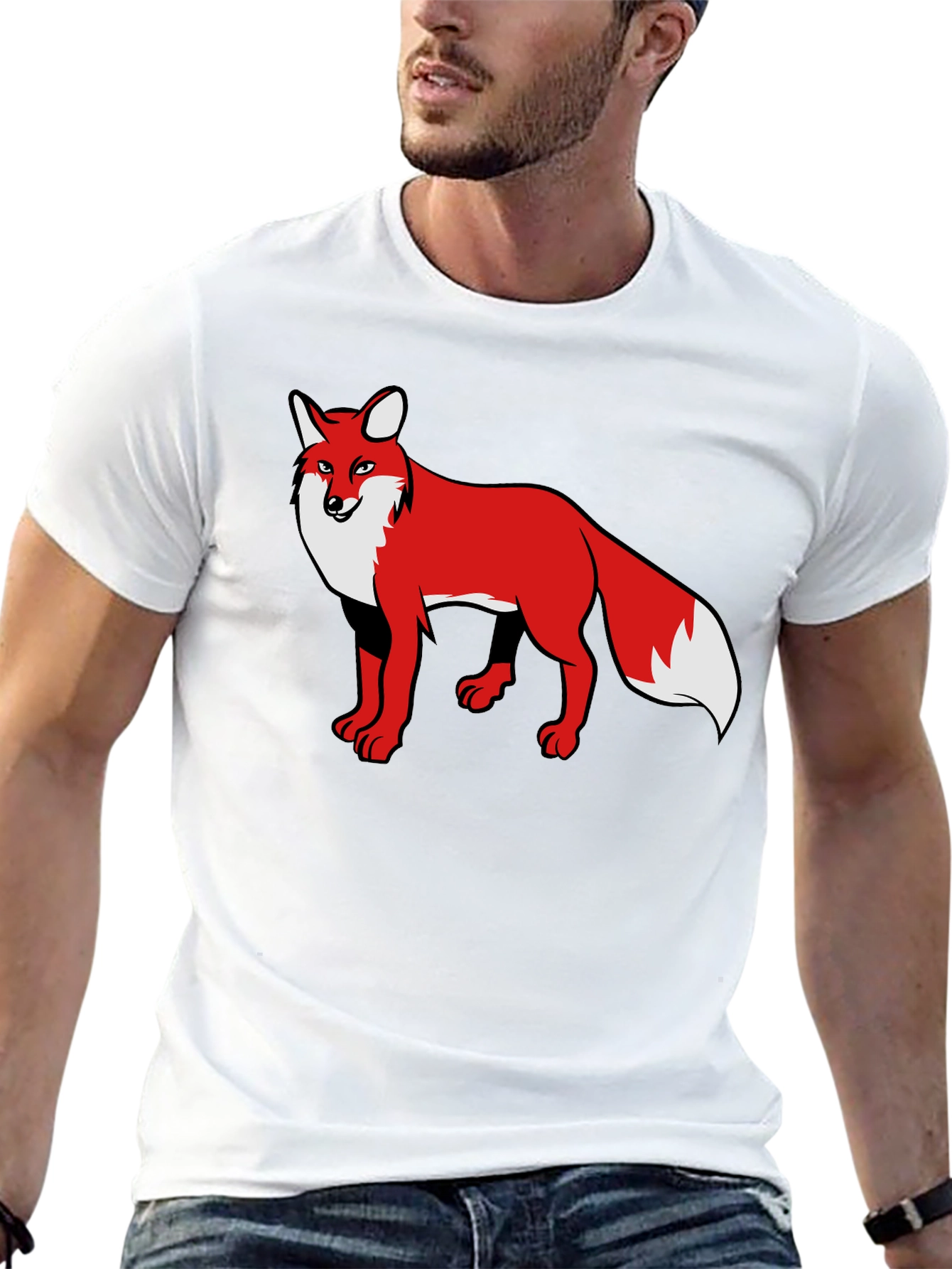 Fox Graphic Black T-Shirt