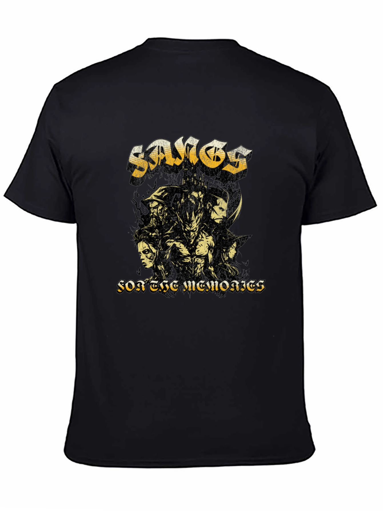 Samos Band Black T-Shirt - For The Memories Graphic Tee