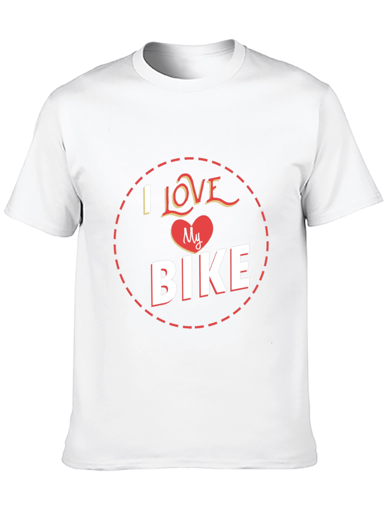 I Love My Bike Graphic Tee - Black